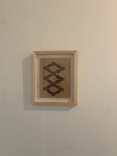 Carbonado II: Abstrakte Zeichnung, Archivtinte auf Papier, 2010er Jahre, Neu, 12x15