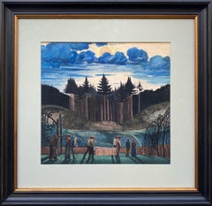 Landscape Drawings and Watercolors