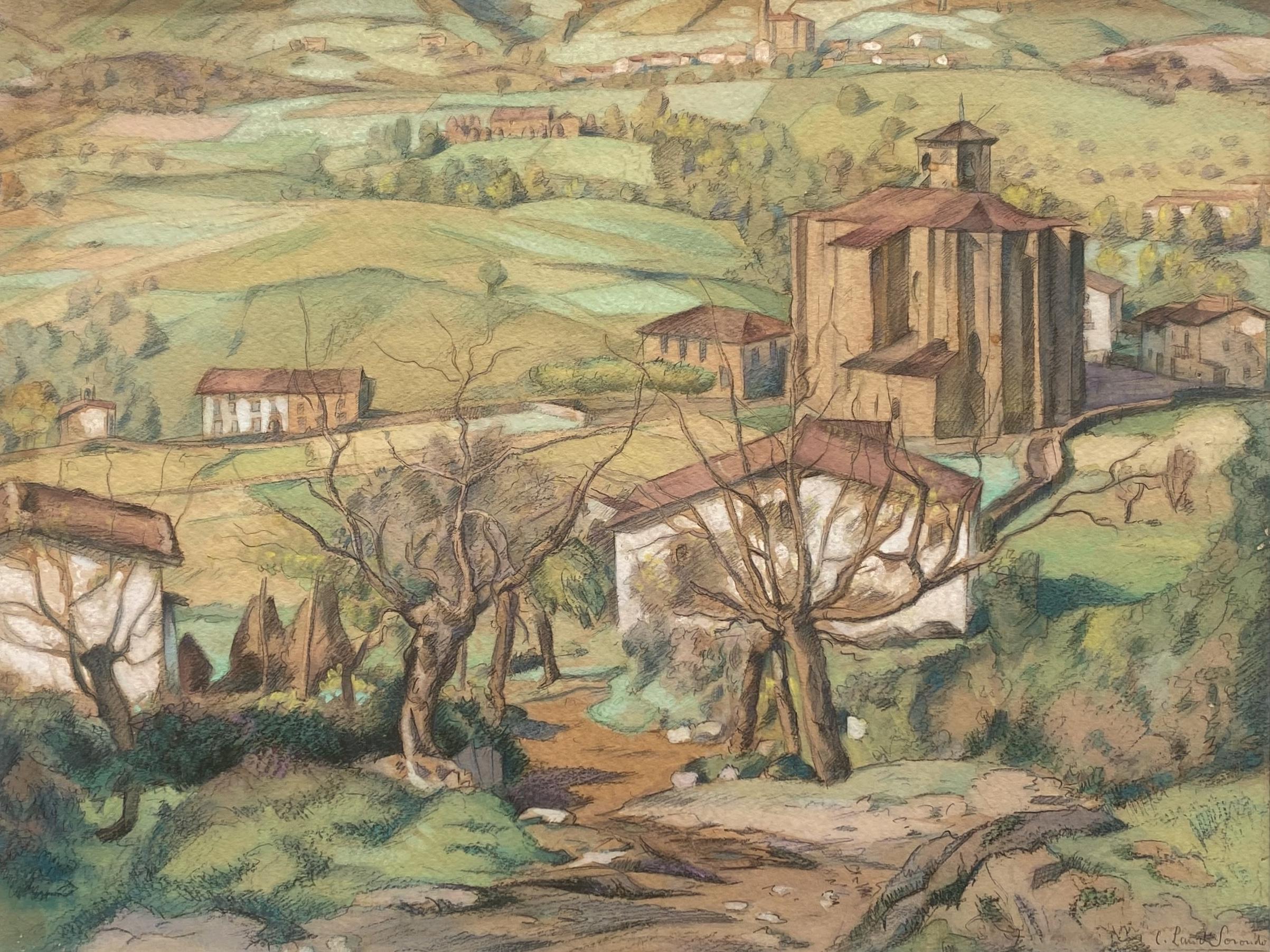 Landscape Art di Carlos Landi Sorondo - Paesaggio basco