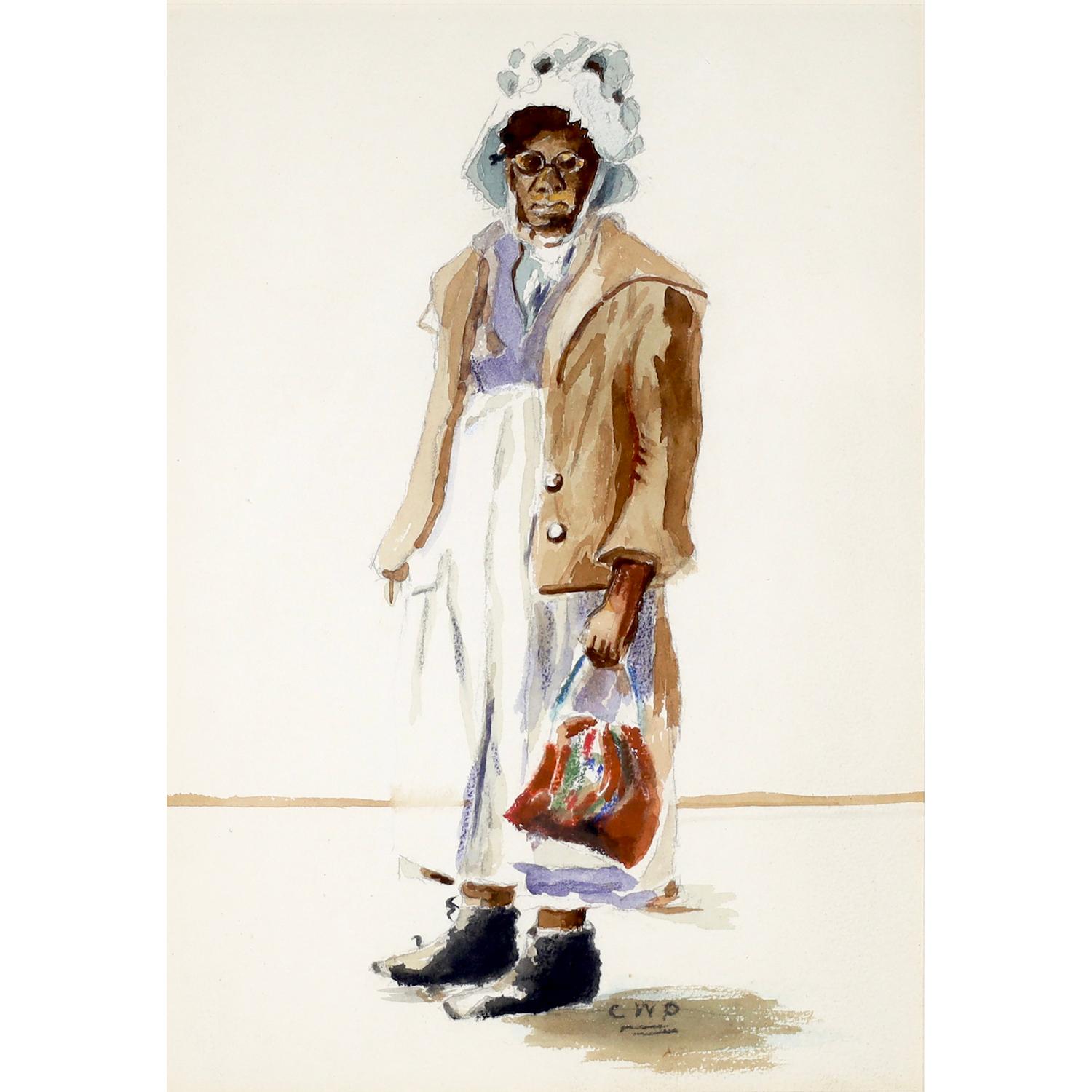 Figurative Art Clary Webb Peoples - Femme debout