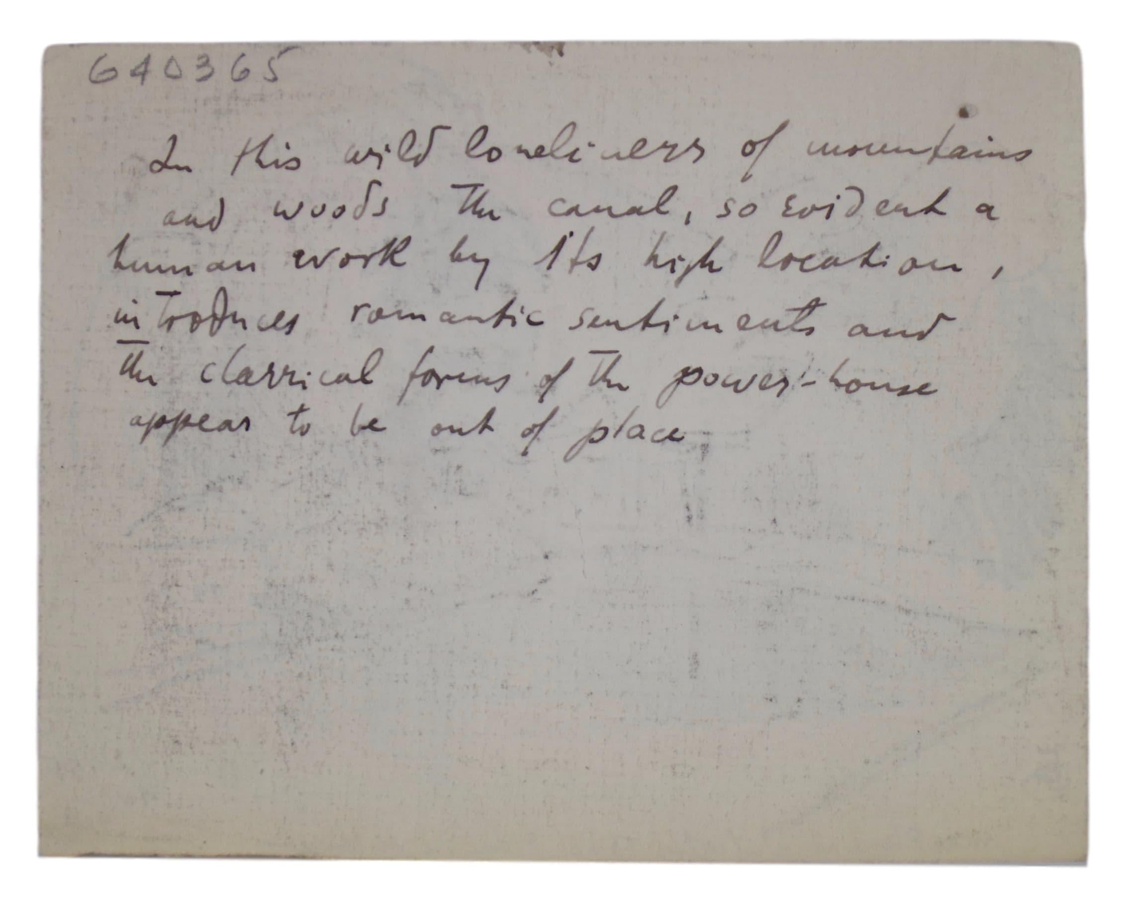 Cerca del avión, en Waterloo - Parte superior del avión en la distancia - Art moderno estadounidense de Oscar Bluemner