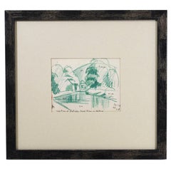 Vicino all'aereo, a Waterloo - La cima dell'aereo in lontananza