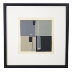 Abstract collage by American female modernist Janet Todd Young, circa 1938