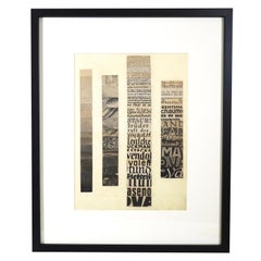 American abstract collage by a female artist from the 1930s