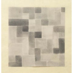 Abstract drawing on paper by American female modernist Janet Todd Young, 1930s