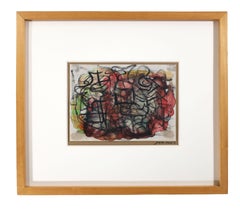 1940s action painting by Juliette Steele