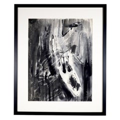 Black and white abstract painting in paper by Felix Ruvolo