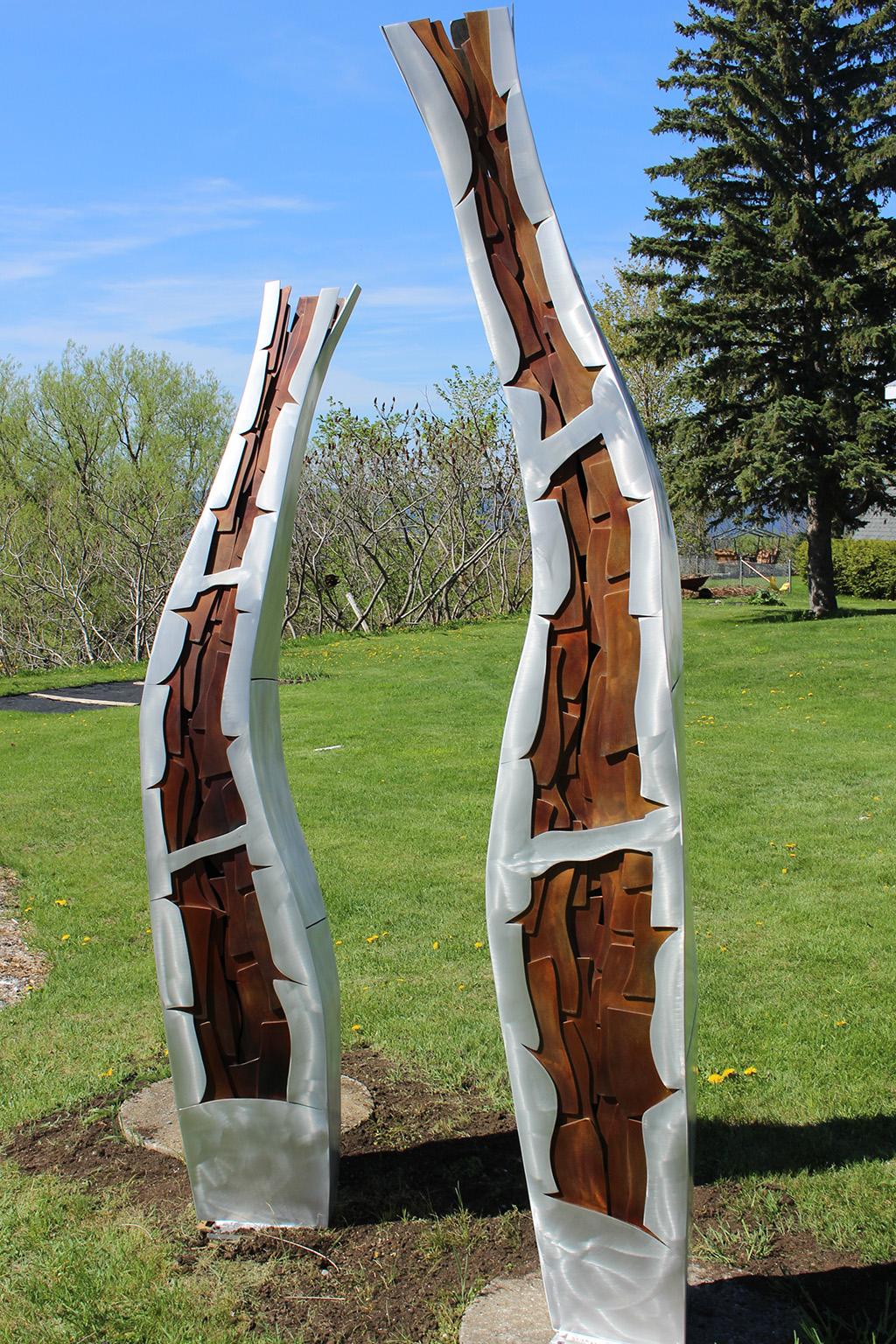 Stephane Langlois Abstract Sculpture - Side by Side