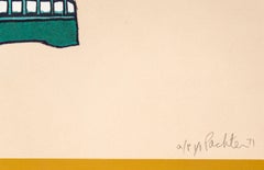 Streetcar Situation Green A/P 1/1 -figurativo, ludico, pop-art, edizione limitata