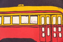 Streetcar Circus 5/20 - figurative, playful, pop-art, editioned lithograph