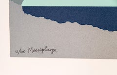 Mooseplunge, 1976 51/100 - figurative, playful, pop-art, serigraph limited print