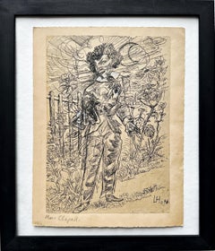 Portrait Drawings and Watercolors