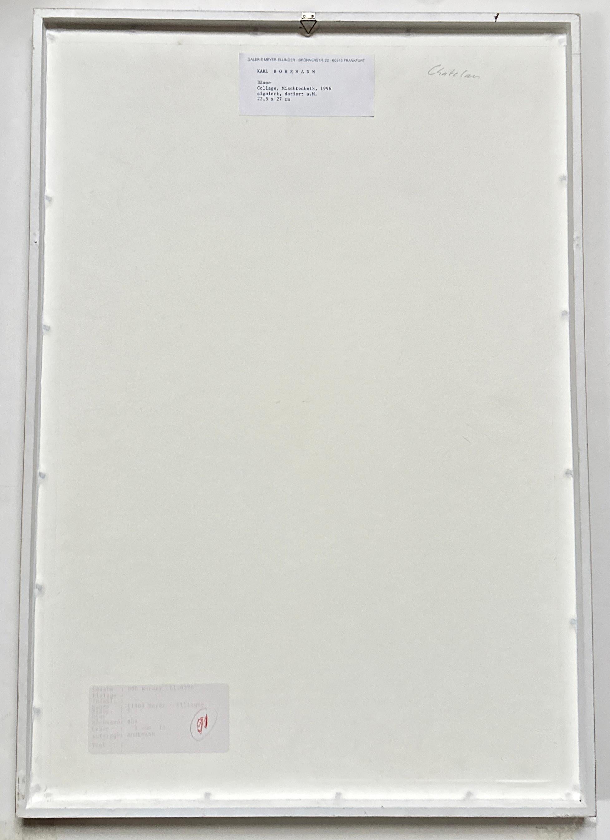 Karl Bohrmann, Técnica mixta, 1996, Firmado, Procedencia: Galería Meyer-Ellinger en venta 6