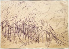 Christian Rohlfs "Clouds over Monte Tamaro, 1927", German Expressionist