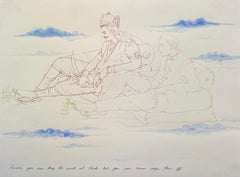 "Senza titolo" di S.N.S.A. Harsha (nato nel 1969) Indiano contemporaneo Ex-Christie's Firmato