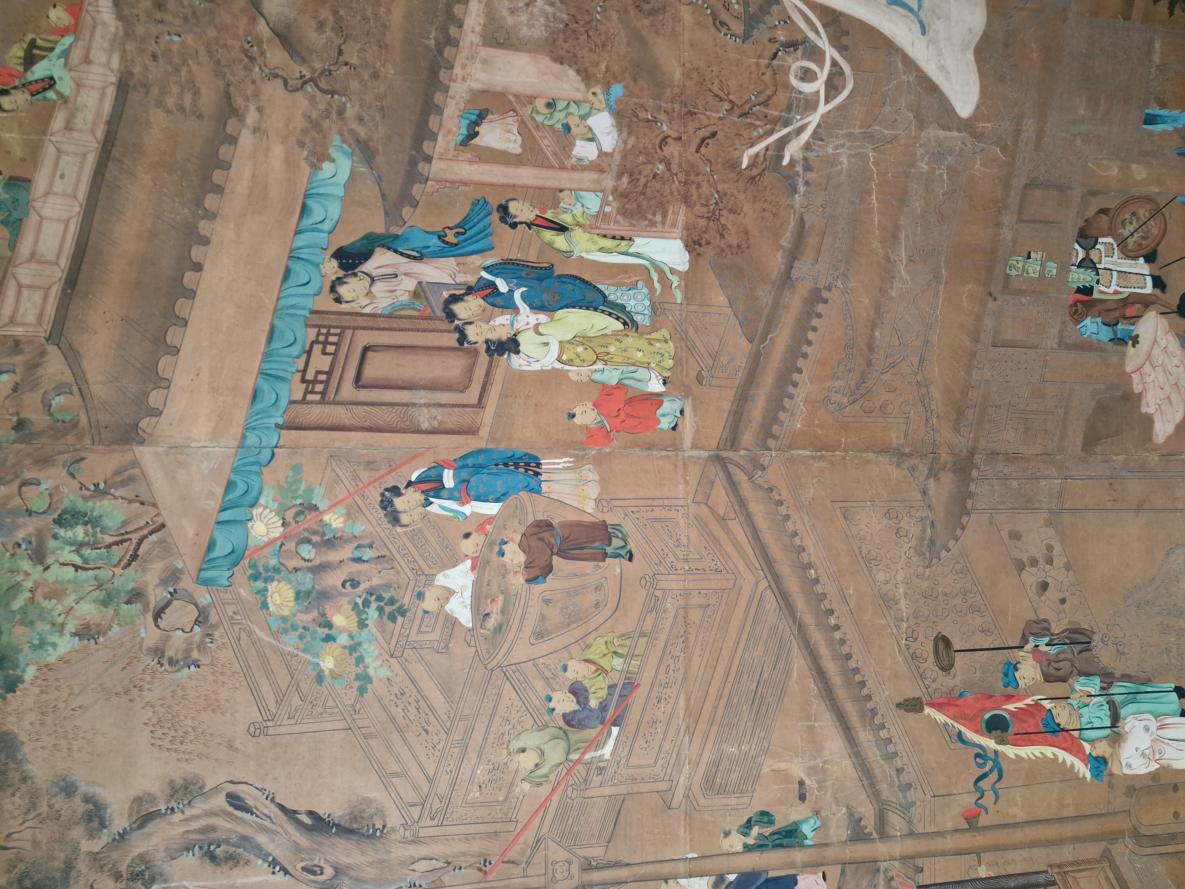 Ciudad Prohibida de Pekín - Figurative Art Marrón de Unknown