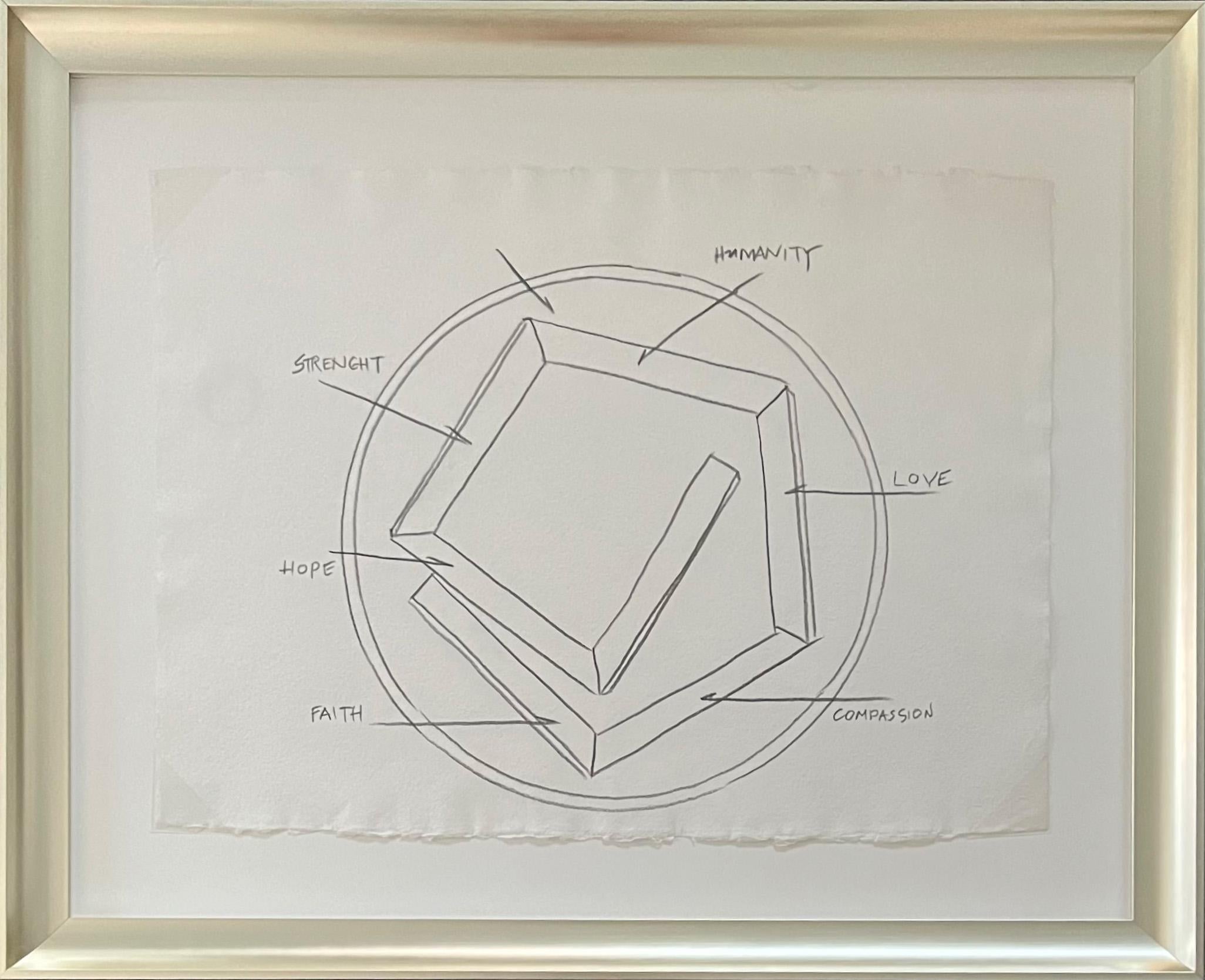 Pentagon with Virtues en venta 4