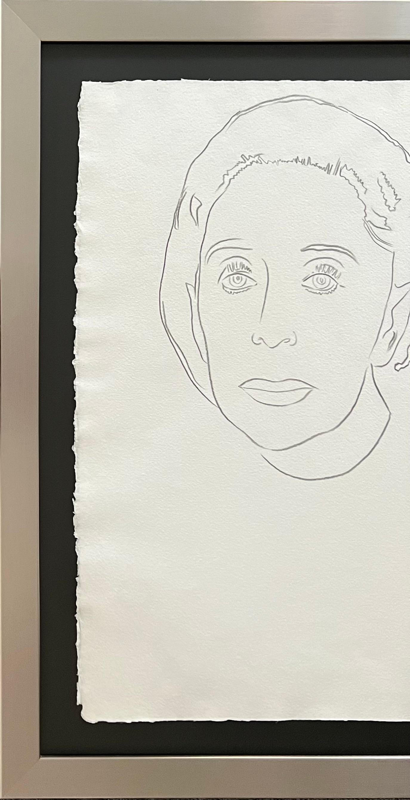 Martha Graham - Gray Portrait by Andy Warhol