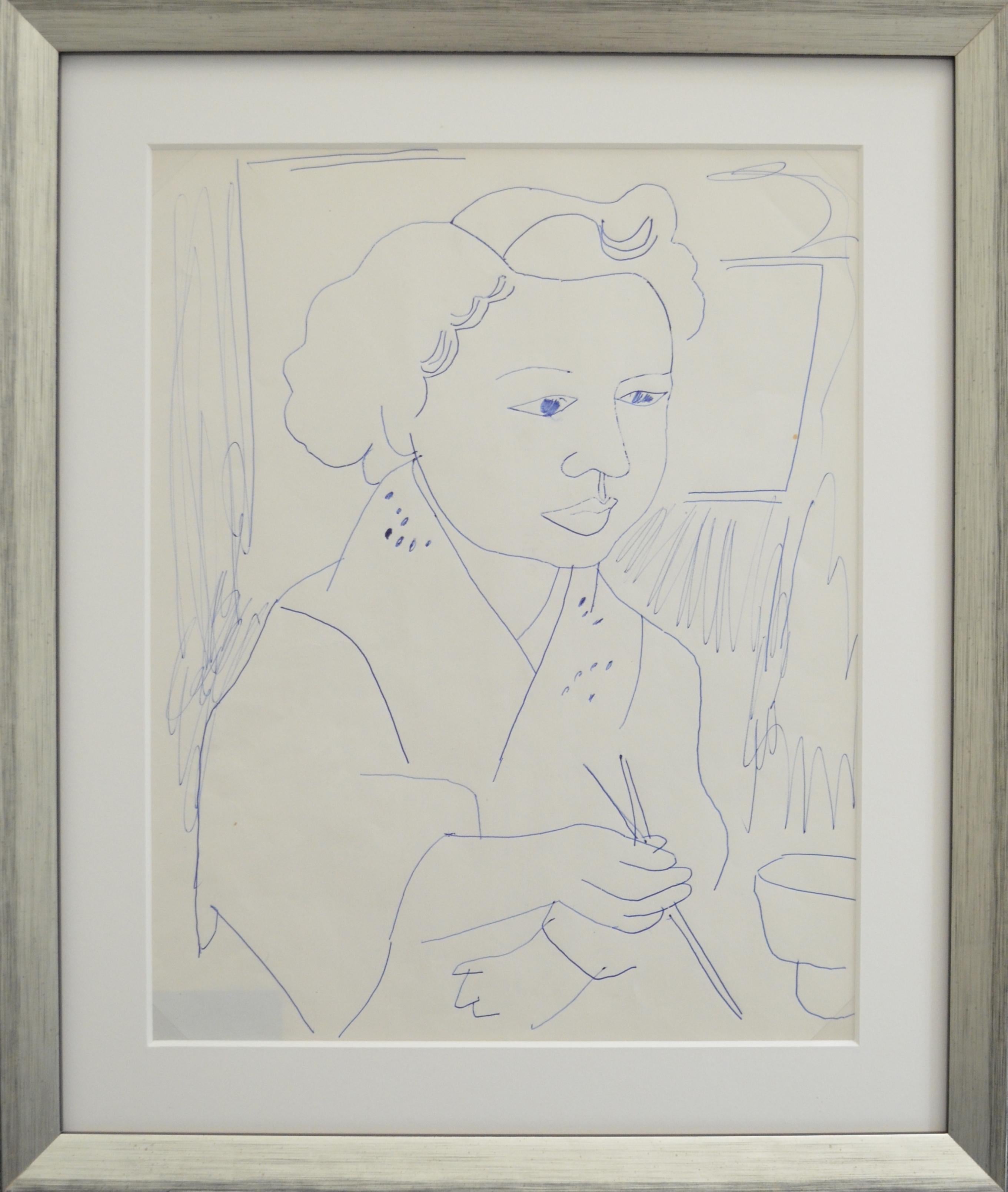 Andy Warhol Portrait - Japanese Woman