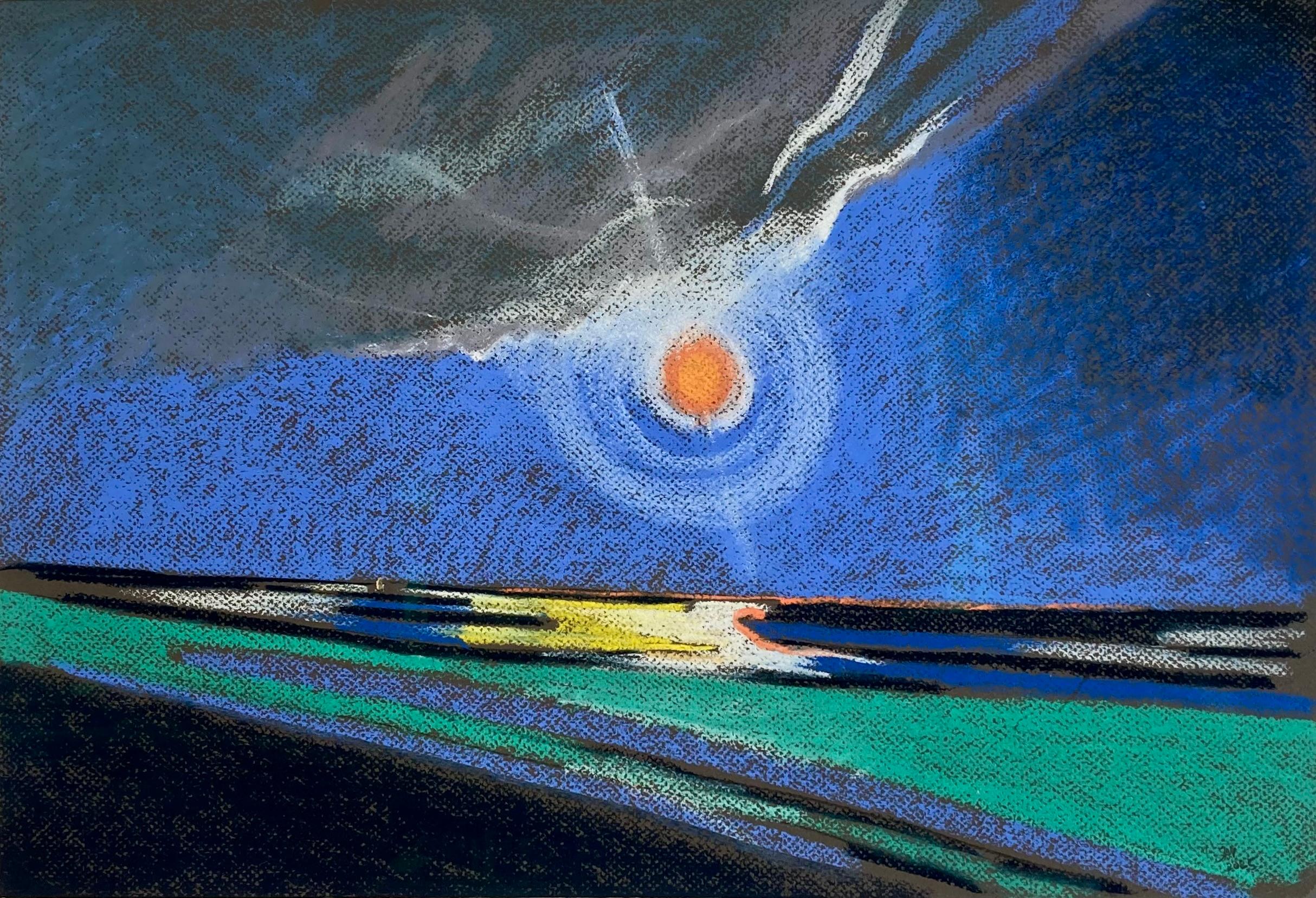 Landscape Art James Vaulkhard - Lever de lune à Msambweni