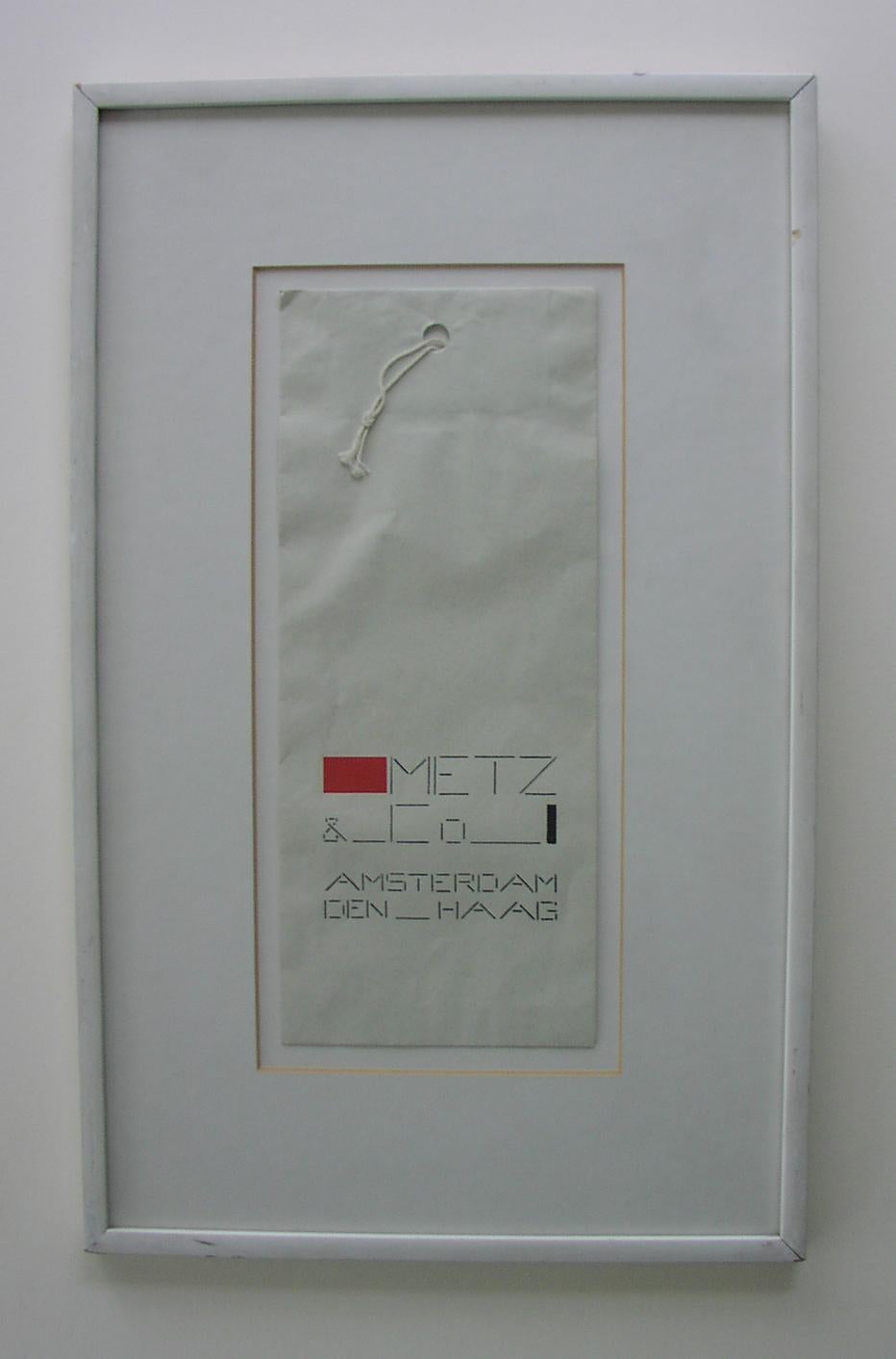 Bart van der Leck Abstract Print - Metz & Co Shopping Bag