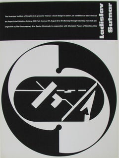 Poster designed by Sutnar for the exhibition Sutnar: visual design in action.