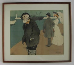 The Old Man and the Sea. 1901. Color lithograph,