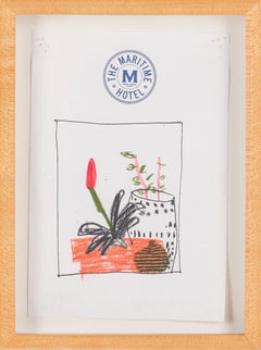Untitled (Drawing of Plant Still Life)