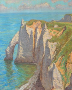 View of Etretat in Normandy