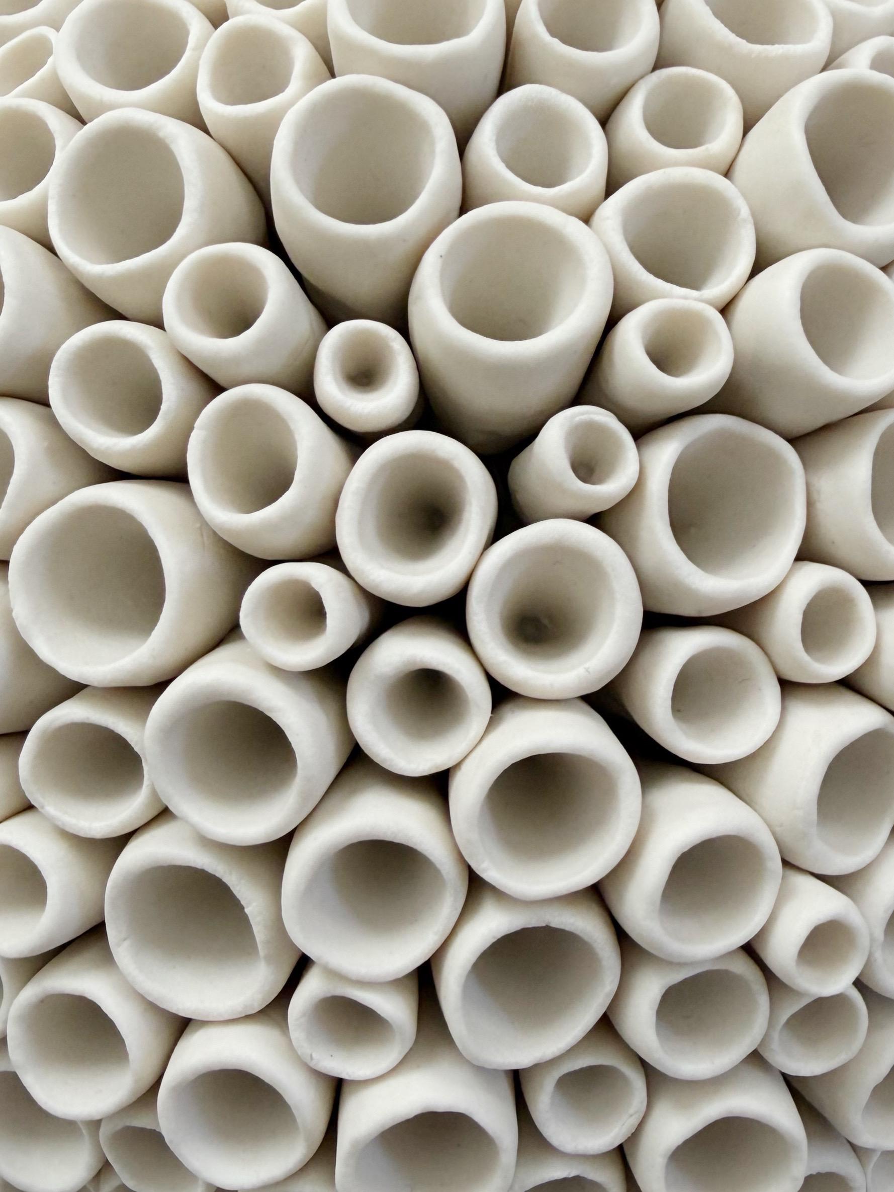 Element Clay Studio - Porcelain Wall Sculpture Installation, Set of ...