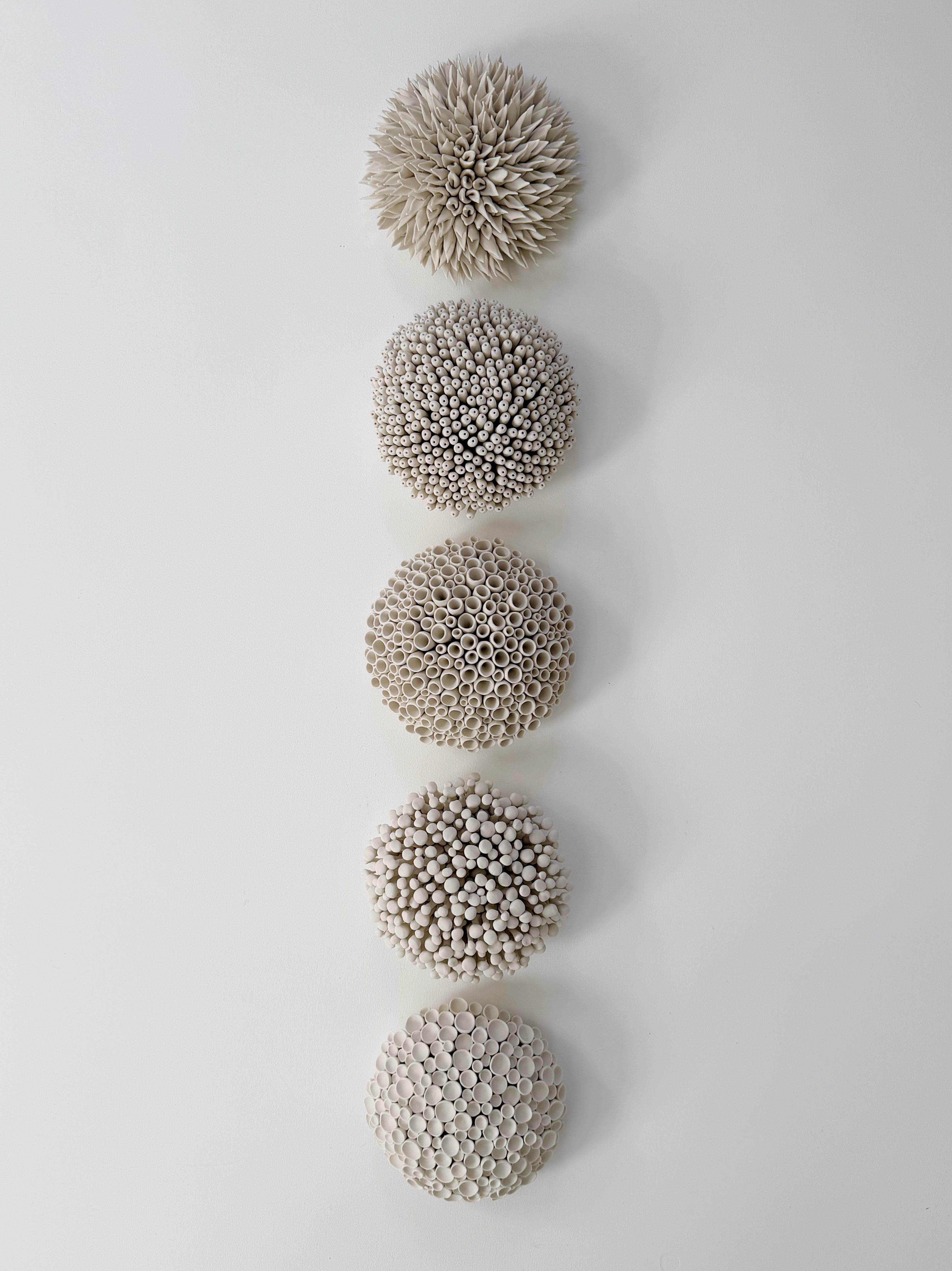 Element Clay Studio - Porcelain Wall Sculpture Installation, Set of ...