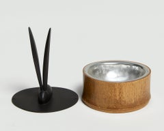 Bamboo container with silver interior, Andreas Caderas, 2025 (#023133)