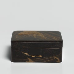 Kôbako, lacquer box for storing incense (#004789)