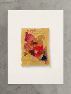 Foundational Series No 24B: Minimalist Mixed Media Painting