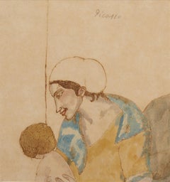 Pablo Ruiz Picasso. Mutter und Sohn (Anspielung auf Horta d’Ebre). ca. 1904