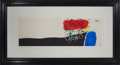 Joan Miró. Mockup for the cover of the book Miró Sculptor. 1972. Gouache and ink