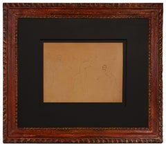 Pablo Picasso. Los acróbatas. Hacia 1905. Tinta china sobre papel. 23 x 31 cm.