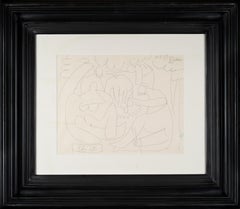 Pablo Picasso. Study for the Suite Déjeuners III. 1959. Graphite on paper.