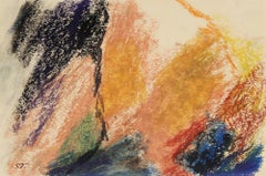 Sketch for Anemone Series #3 Pastel on Paper