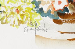Bouquet Still Life 1988 Watercolor