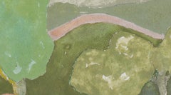 "Tuscan Landscape IV" Gouache on Paper, 2018