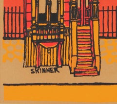 San Francisco Victorian Home Silkscreen Print