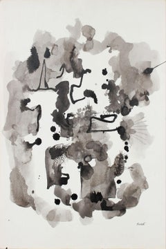 Monochromatic Ink on Paper, Circa 1960s-1980s