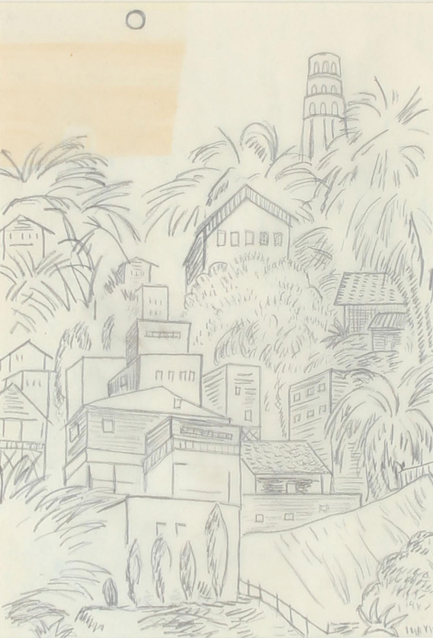 coit tower drawing