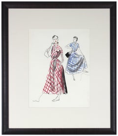 Ink Portrait Drawings and Watercolours