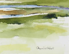 West Marin, California Landscape in Watercolor, Late 20th Century