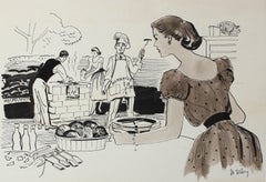 Vintage Summertime Barbeque Ink 1946-54