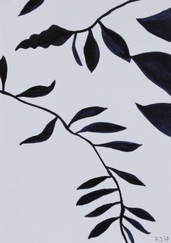 "Botanicals of Orquevaux VI" 2017 Ink 
Graphite