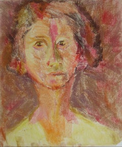 Warm Tone Portrait in Pastel 1950-60s