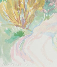 "Autumn in Garland Park" 1999 Pastel Watercolor